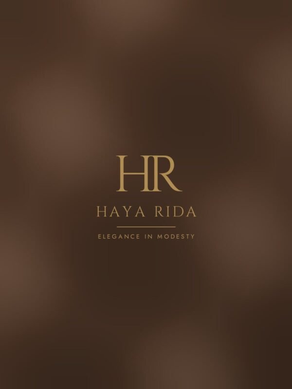 Embroidered Abaya - Brown