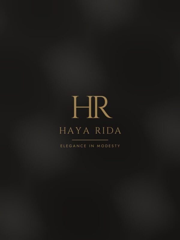 Open Abaya - Black Gold