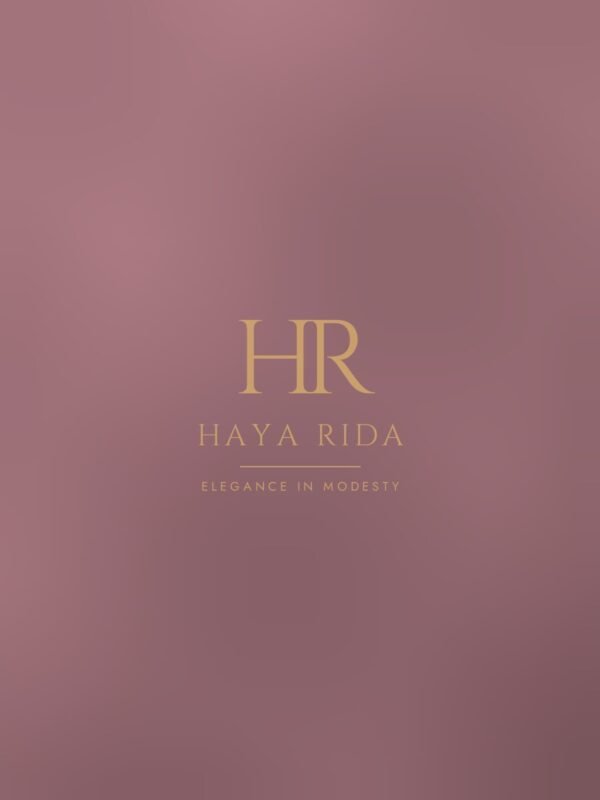 Wool Peach Jilbab - Mauve